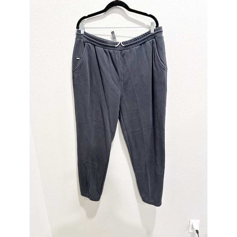Vuori Mens Performance‎ Jogger Sweatpants Drawstring Charcoal Gray V446 Size XXL